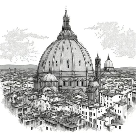 Premium Ai Image Florence Italy Cityscape With Dome