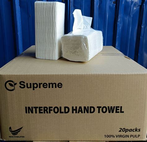 Interfold Hand Towel Tissue 20pkts 100 Vrigen Pulp Lazada