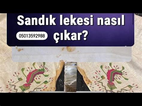 Sandık lekesi nedir nasıl çıkar dolap lekesi niçin olur nasıl