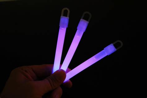 Directglow 50 Count Purple 4 Inch Premium Glow Sticks With Lanyards 10