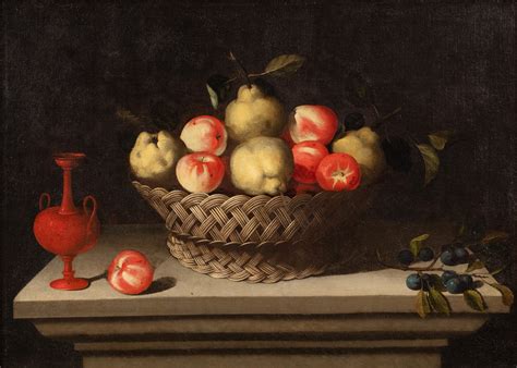 Still Life With Apples And Pears In A Basket Nature Morte Aux Pommes