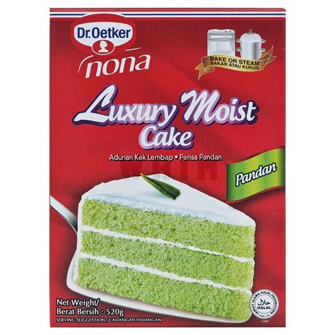 Dr Oetker Luxury Moist Cake Mix Pandan 520g Whim