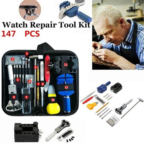 JerryIce Watch Tools Set 147pcs Watch Repair Kit Professional Spring