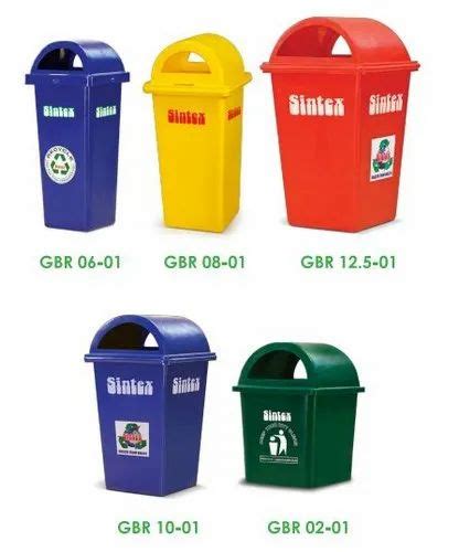 Plastic Blue Sintex Waste Bins At Best Price In Delhi Id