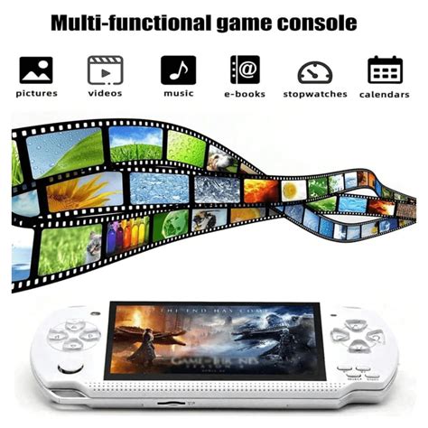 Console De Jeu Portable Syst Me De Jeux R Tro Int Gr Avec Cran Hd