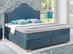 Casa Padrino Art Nouveau Double Bed Blue Gold Various Sizes