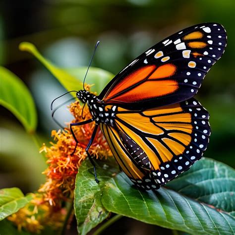 Premium Photo Monarch Butterfly Danaus Plexippus On Yellow Flowers