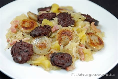 Choucroute Aux 2 Boudins Delicesdemami