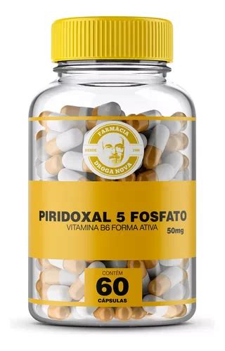 Piridoxal 5 Fosfato Vitamina B6 Forma Ativa 50mg 60 Caps MercadoLivre