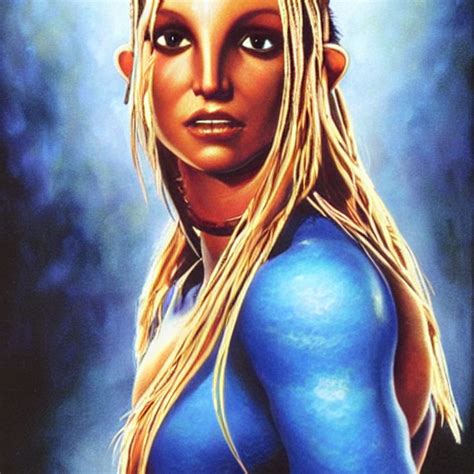 Prompthunt Ultra Realistic Portrait Painting Of Britney Spears In The