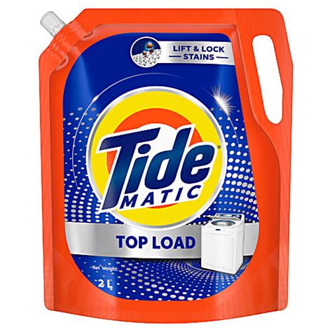 Buy Tide Matic Liquid Detergent Top Load Stain Removal In Washing