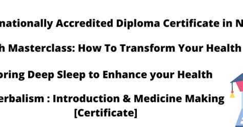 Online Health & Medicine Courses | The Natural Health Library ~ THE ...