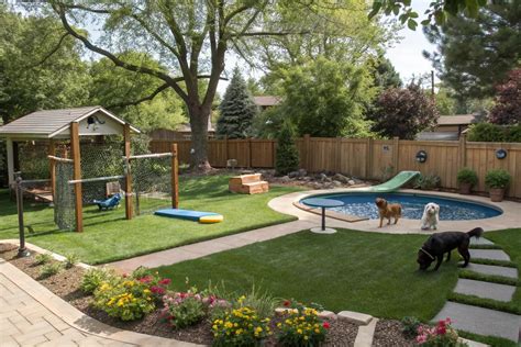 creative dog play yard ideas   home