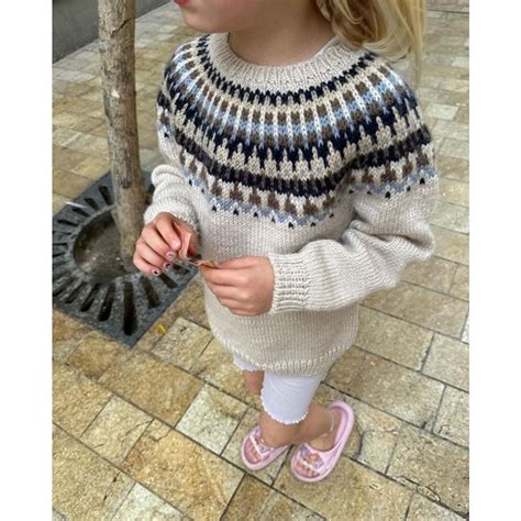 Celeste Sweater Junior Opskrift Af PetiteKnit