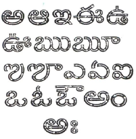 How To Write Vowels In Telugu