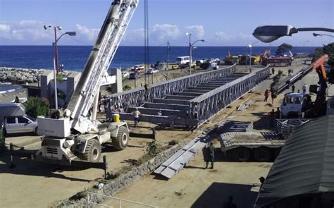 Comenz Proceso De Instalaci N Del Puente Guerra Sobre El Antiguo