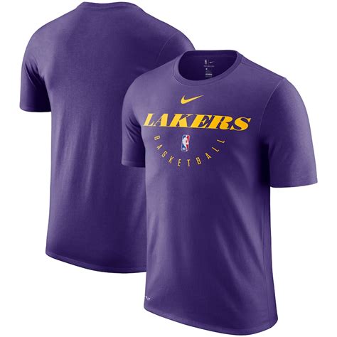 Nike Los Angeles Lakers Purple Practice Legend Performance T Shirt