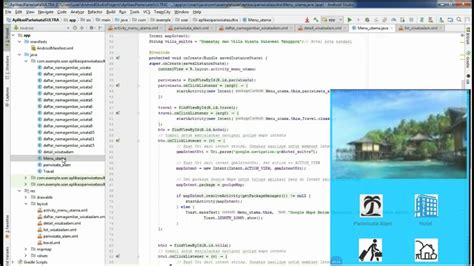 Aplikasi Pariwisata Berbasis Android Menggunakan Android Studio Youtube