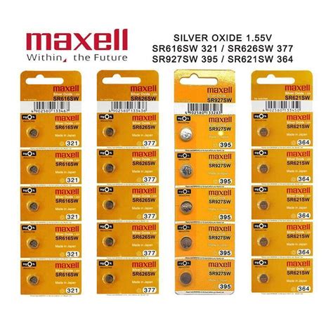 Sr Sw Sr Sw Maxell Japan Watch V Battery Pcs Or Pcs Pack