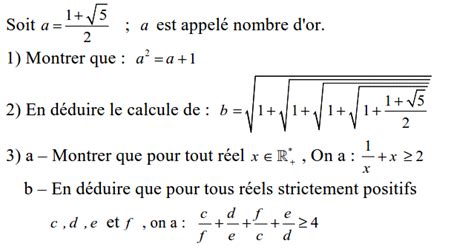 Calcul Dans Ir Exercice Me Ann E Secondaire