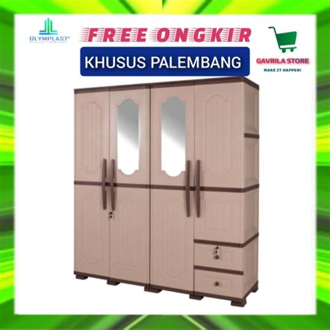 Jual Lemari Baju Pakaian Plastik Pintu Otc Wood Pintu Olymplast