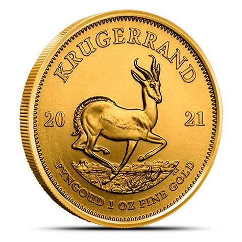 Oz Gold South African Krugerrand Coins Silver