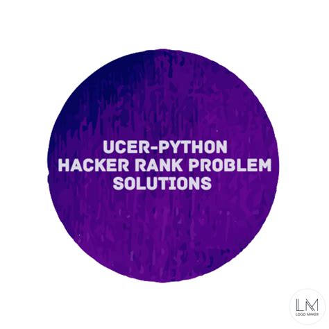 Hacker Rank Problem Solution Ucer Python Geeky Programmer