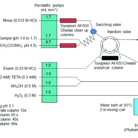 The Fi Manifold With On Line Preconcentration And Chemiluminescence