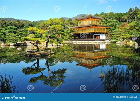 Kinkakuji Golden Temple Stock Photo Image Of Heritage 56645328