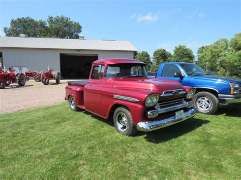 Lot 2k 1959 Chevrolet Apache 3100 Series Stepside Pickup Custom