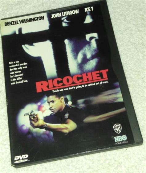 Ricochet Dvd Denzel Washington John Lithgow Ice T Rare Ebay