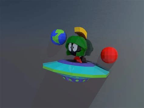 Marvin The Martian Papercraft 2 Of 2 Deviantart Art