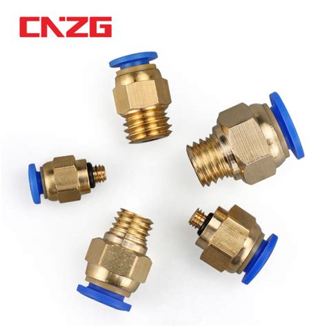 CNZG Pc Pneumatic Fitting M12x1 75 M5 M6 M8 M10 M12 M14 M16 M20 Metric