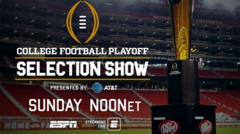 2018 College Football Playoff Selection Show Live Reaction 12218