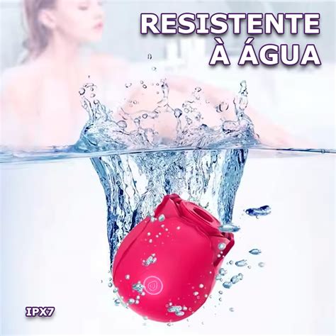 Lb Sugador De Clit Ris Em Formato De Rosa Libb Sex Toys