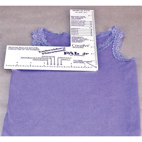 Free Printable Embroidery Placement Ruler