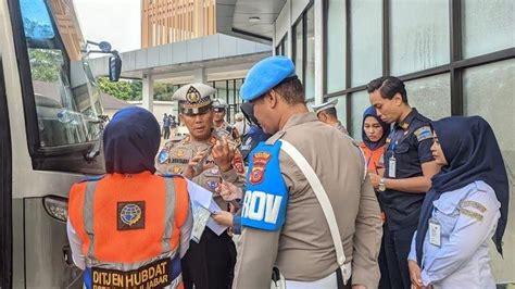 Satlantas Polres Banjar Dan Dishub Gelar Ramp Check Langkah Preventif