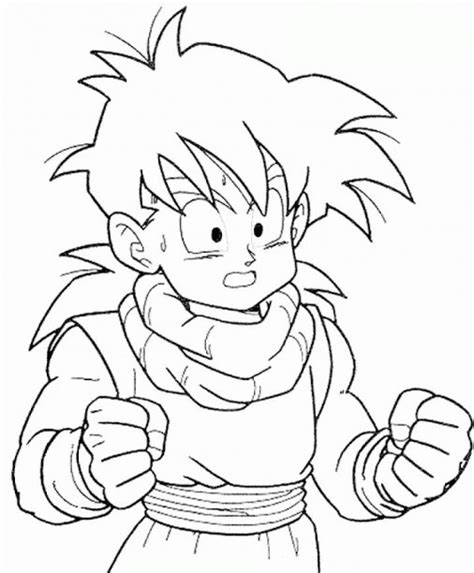 Dibujos De Dragon Ball Para Colorear Gohan Bola De Drag N Esfera Del