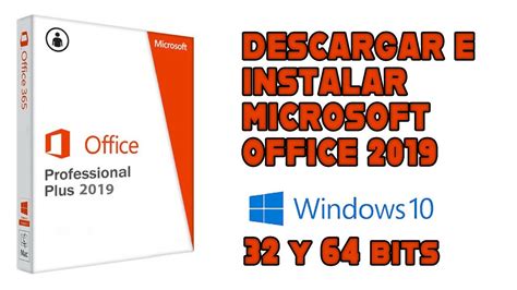 Como Descargar E Instalar Microsoft Office 2019 Windows 10 YouTube