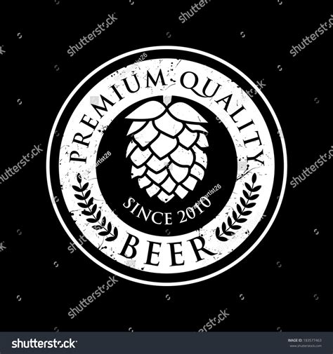 Vintage Beer Label Stock Vector Royalty Free 183577463 Shutterstock