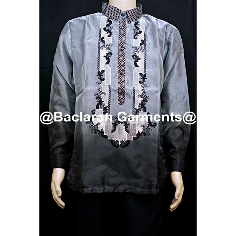 High Quality Monochromatic Barong Tagalog 27 Shopee Philippines