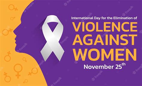 Premium Vector Background For International Day For The Elimination Of Violence Against Women