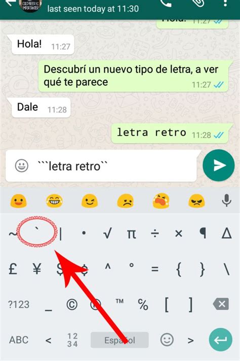 El truco para encontrar el tipo de letra secreto en WhatsApp La Opinión