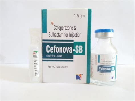 Cefoperazone Sulbactam Injection Packaging Size 1 5 Gm At Rs 575