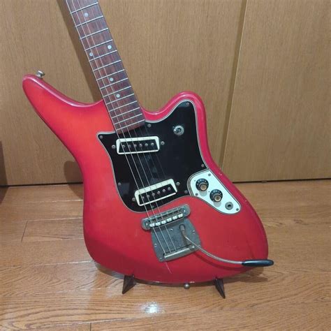 Aria 1532t 1969 Red Vintage Japanese Bizarre Guitar Used Jpn Ebay