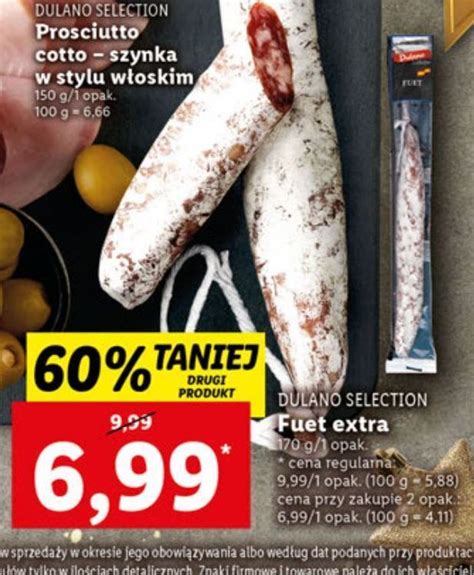 Promocja Fuet Dulano Selection W Lidl