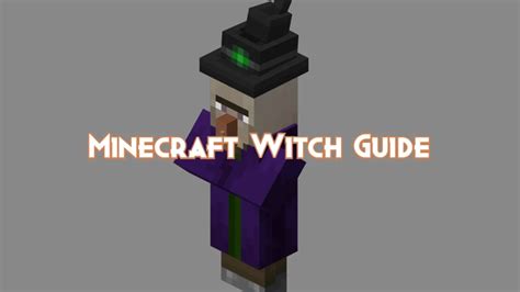 Minecraft Witch Guide Attacks And Drops Pillar Of Gaming