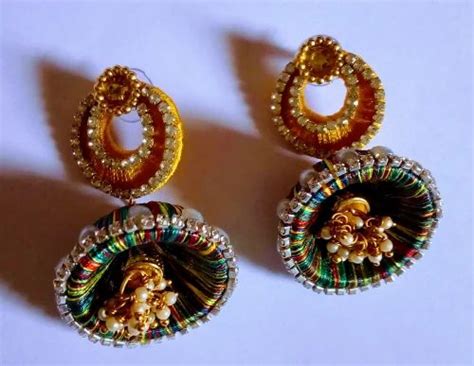 Nagin Creation Party Handmade Silk Thread Earrings At Rs 149 Pair In