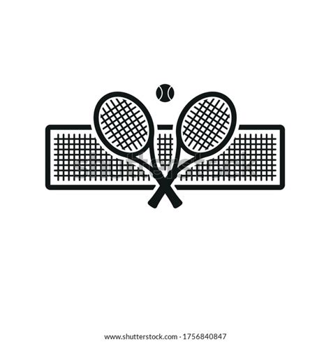 Tennis Rackets Ball Vector Design Stock Vector Royalty Free