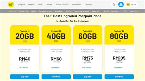 Digi Postpaid Plan Go Digi Gb Internet Unlimited Calls Raya